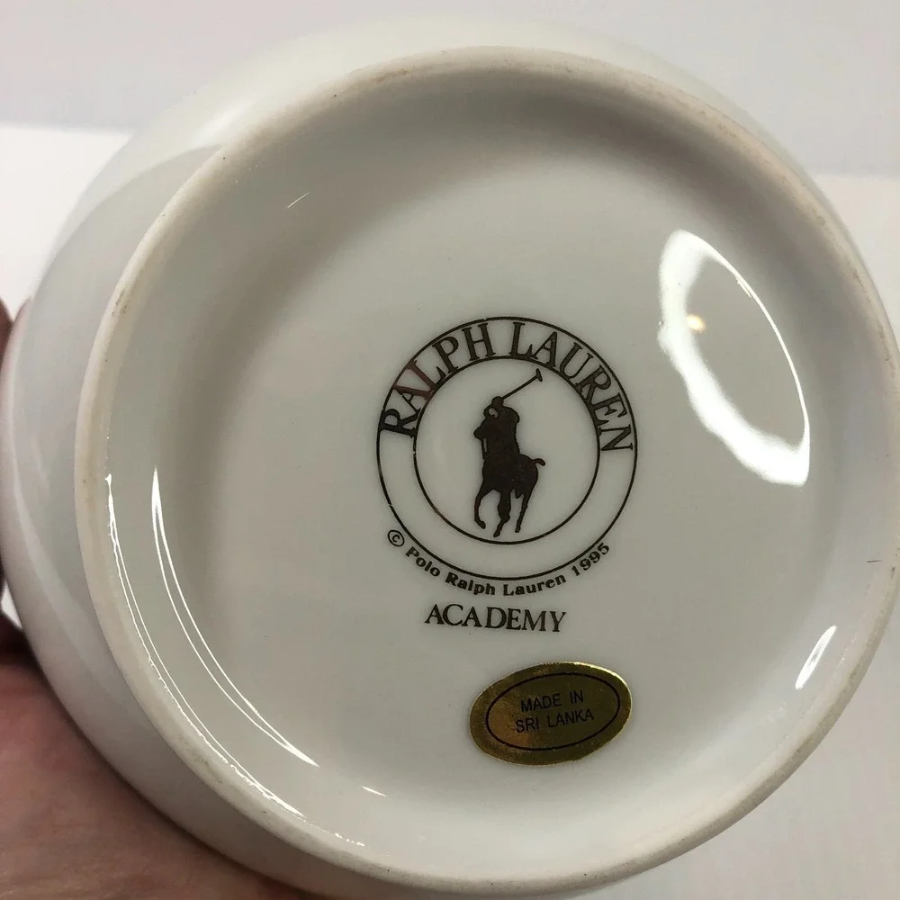 Vtg Ralph Lauren Academy Platinum Gravy Boat Creamer Replacement Designer Preppy